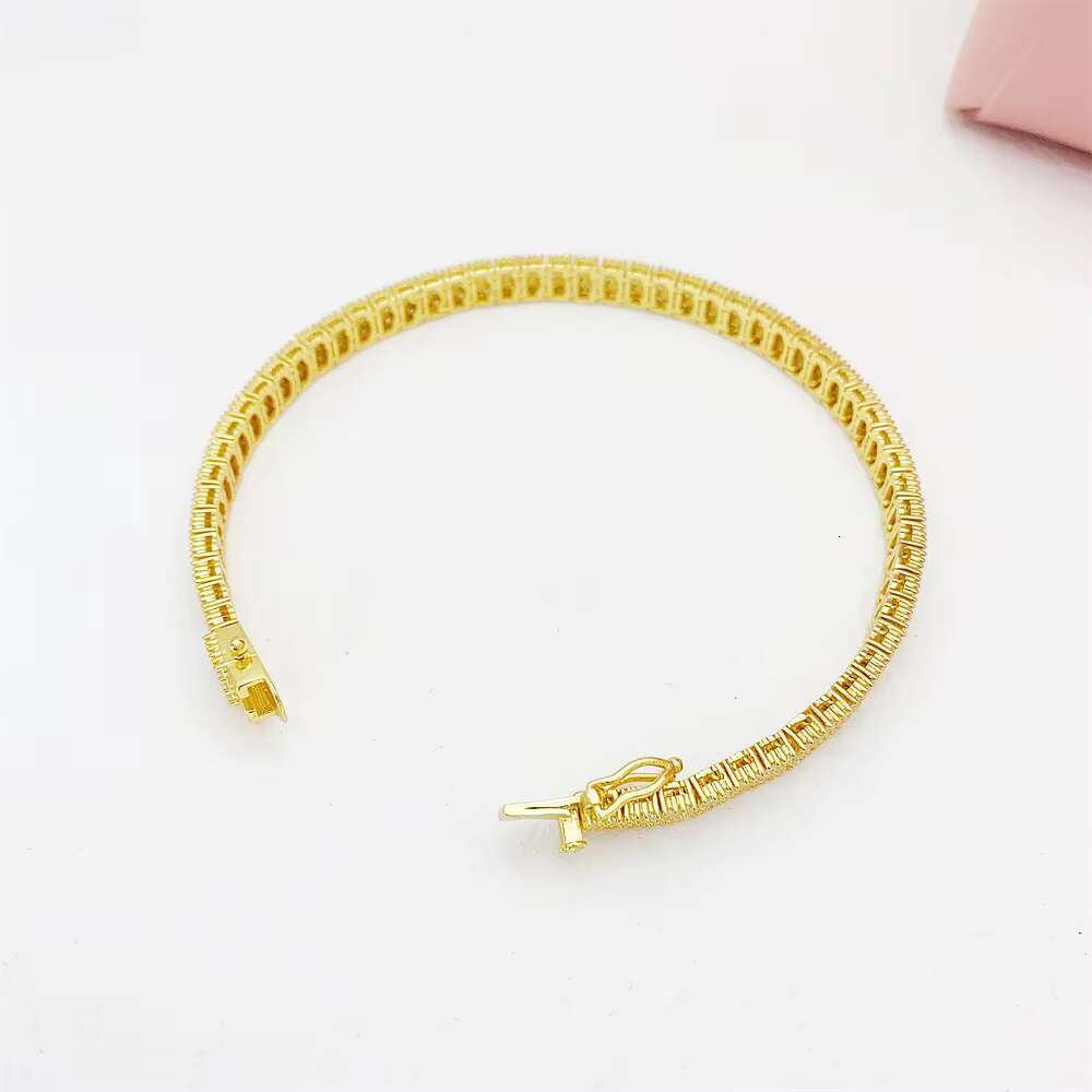Fine Jewelry Bracelets Tennis Chain Pass Diamond test Hip-hop VVS Moissanite Iced Out Bracelet for Man Women