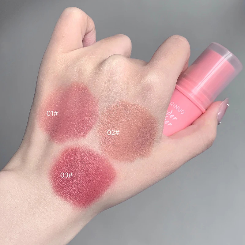 SHAQINUO Energizing Blush Stick Natural matte finish creamy texture easy to mix for a youthful shine 250325