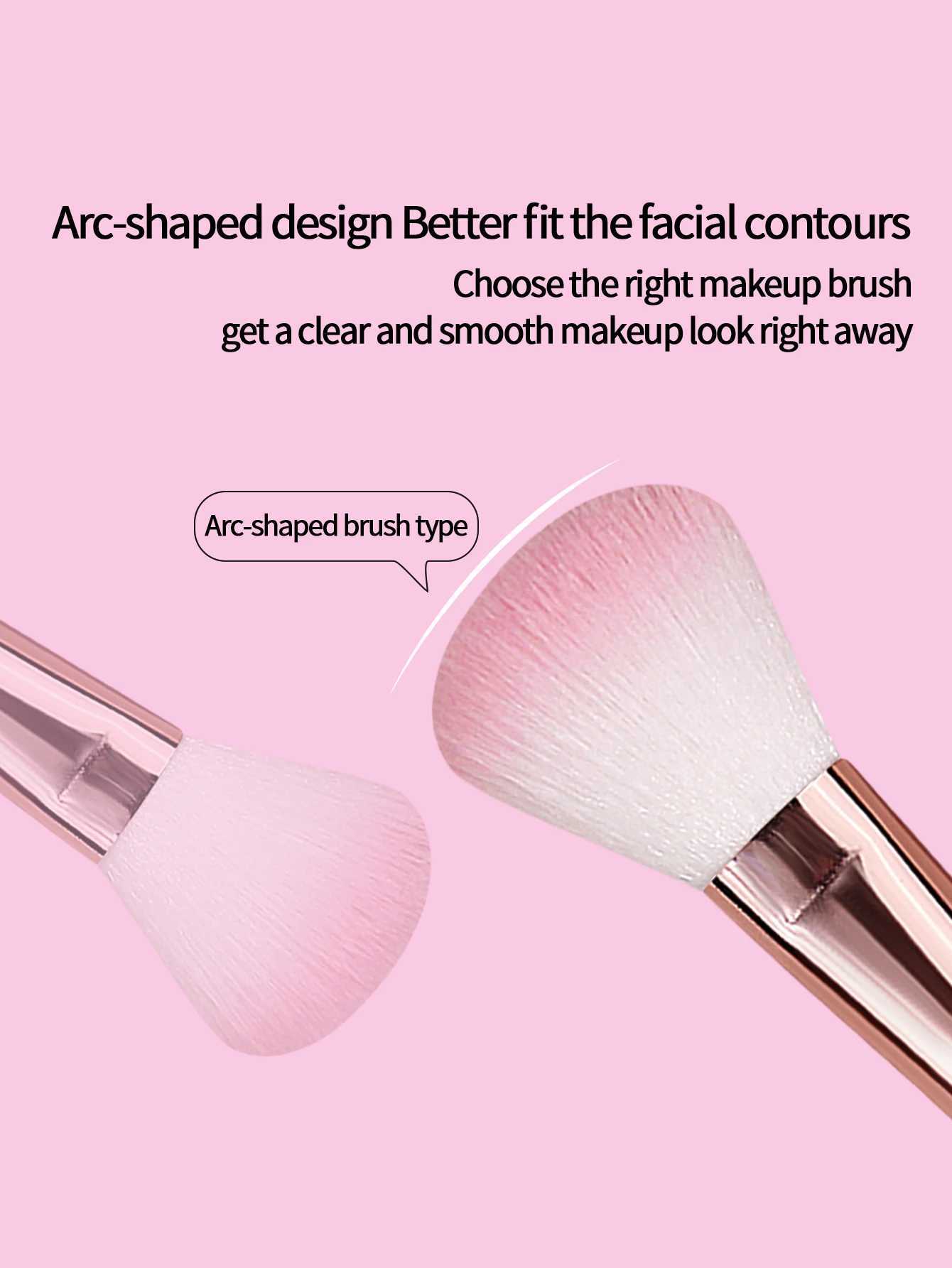 1pcs multi-functional blush brush facial makeup brush smudge brush and highlight brush - essential makeup tools for beginners L251110