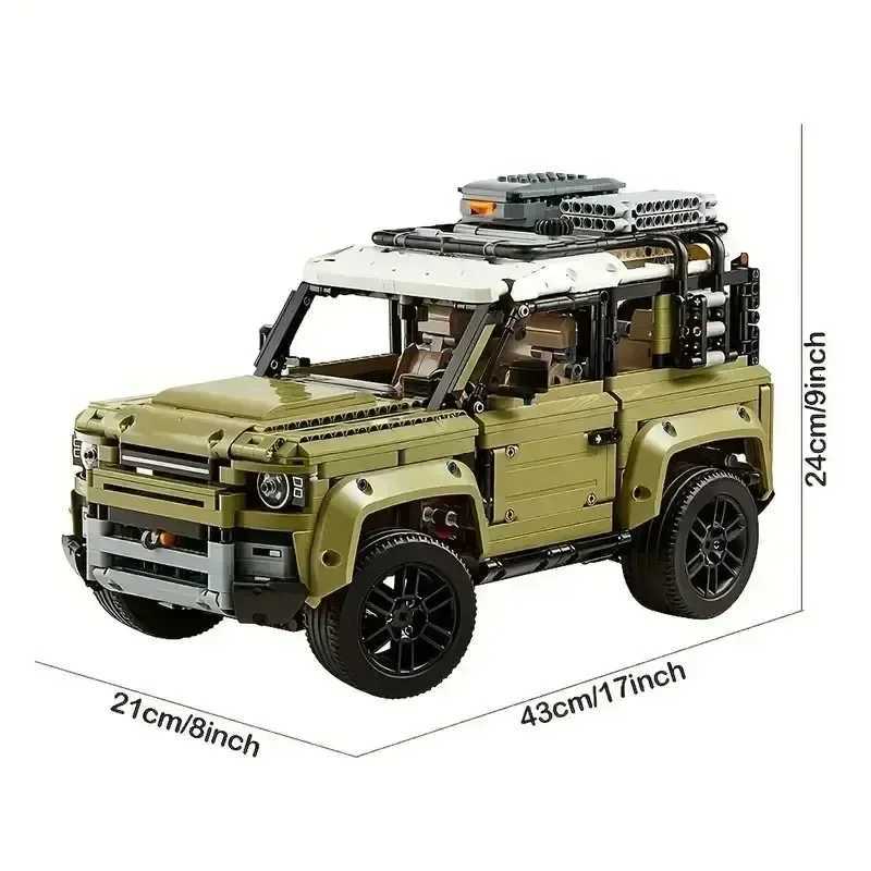 2573PCS Off-road Defender Car Building Blocks 42110 Set Model MOC Vehicle Toys Bricks Gift for Boys Adults X251110