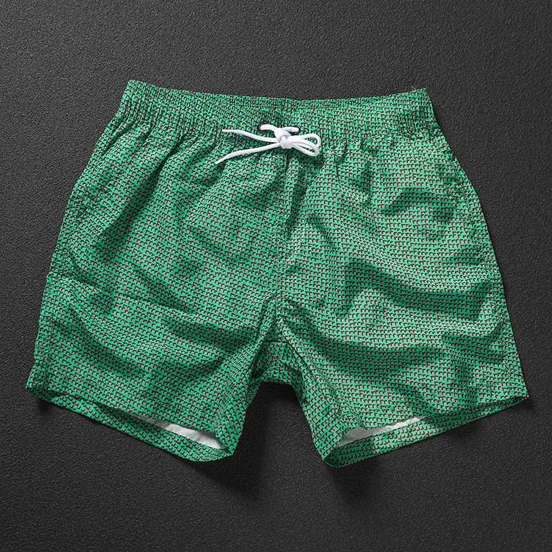 Summer shorts mens personalized red Paro print beach underwear dry sports casual shorts mens trendy brand breathable X250410