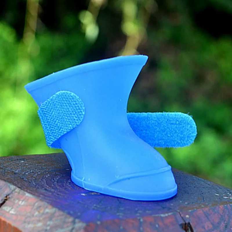 New Arrival 4 pieces of waterproof rubber boots for pets suitable for small medium and large dogs cats outdoor shoes dog ankle boots and pet acces Z25