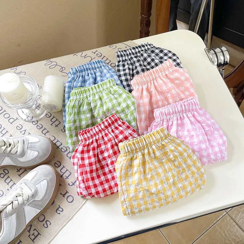 Milancel Korean Sle Summer Girls Shorts Childrens Neutral Anti Mosquito Pants Casual Loose Boys Flat Shorts 2-7Y Z250410
