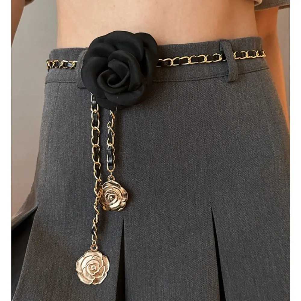 1 piece of Lia waist chain accessory used for Wens fashion flower chain belt decoration dress chain X250410