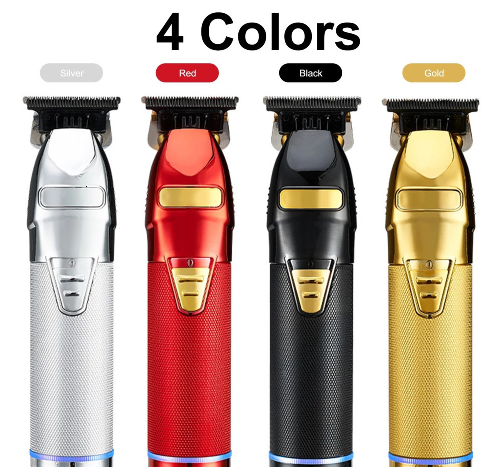 Professional Electric Trimmer Carbon Steel Blade Clipper Barber Shop Salon Hairdressing The Head Beard for Man 240712