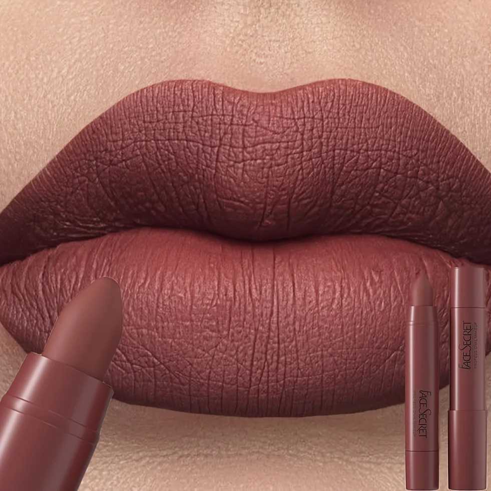 12 Colors Sexy Matte Lipstick Waterproof Long Lasting Color Rendering Non-stick Velvet Lips Liner Pencil Woman Makeup CosmeticsT251110