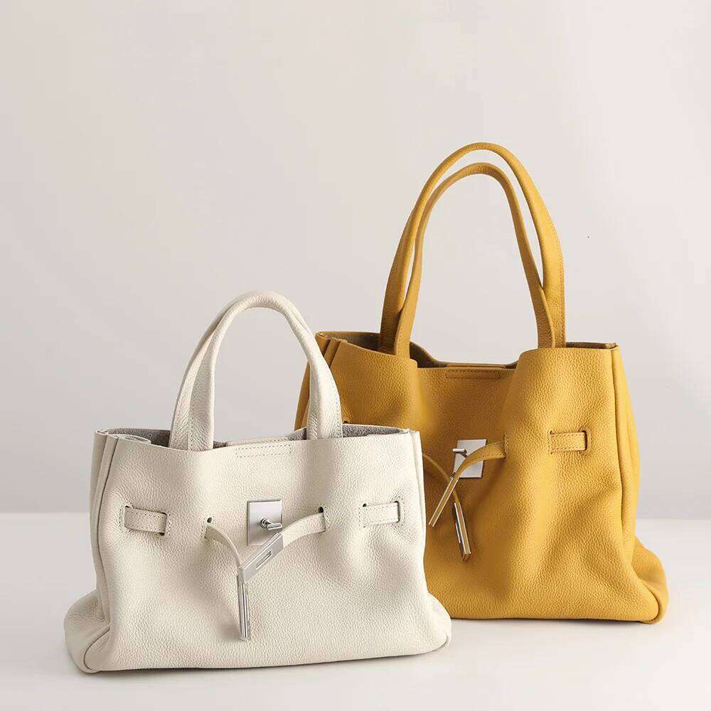 New Togo Calfskin Women's Handbag Genuine Leather Crossbody Purse Fashion Designer Shoulder Ladies Tote Bag Suotong1110