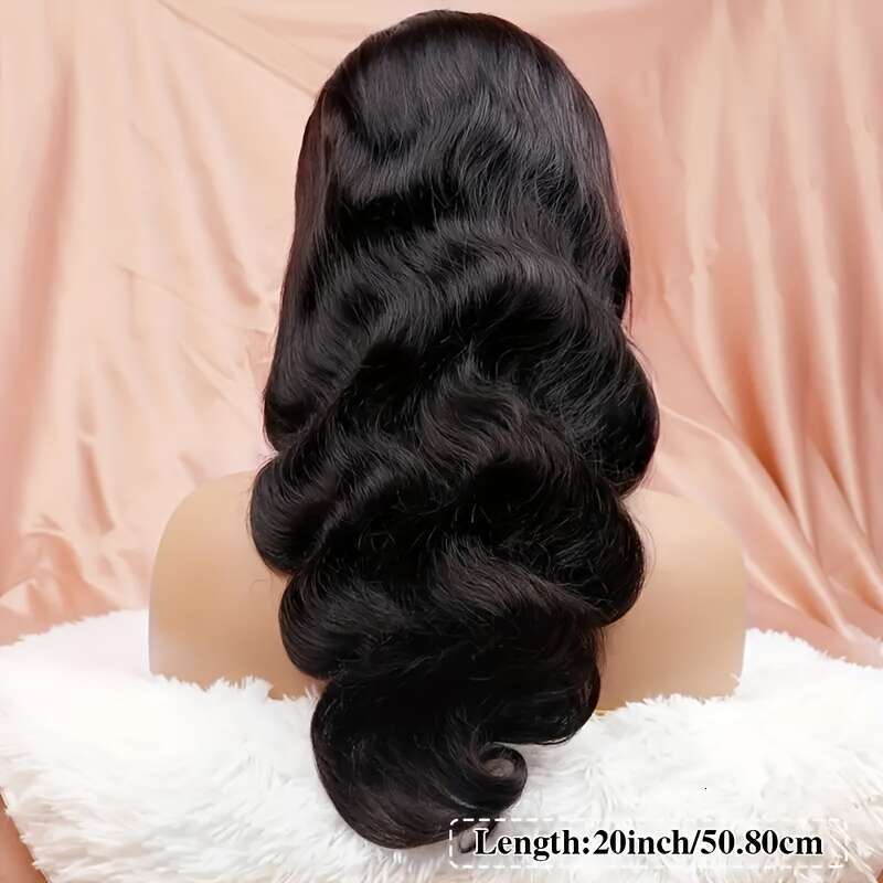 200% Density Body Wave 360 Full Human Hair With Breathable Inner Net Design HD Frontal For Women - Elegant, Natural Look, Versatile Styling Options, L