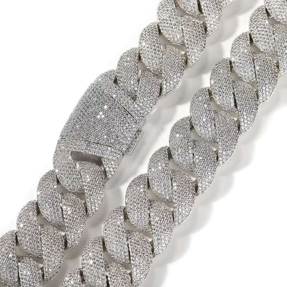 Full Chain Gold Plated 24mm Punk Thick Cuban Bracelet