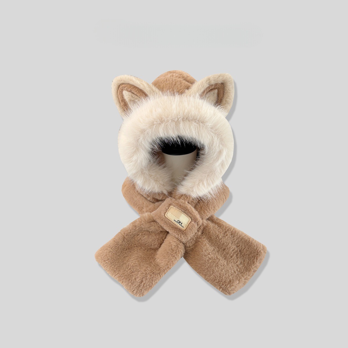 Y2K designer beanie bonnet designer winter hat hats designers women bonnet luxe Fox ear hat winter scarf and neck warmer Cute warm fleece-lined and th