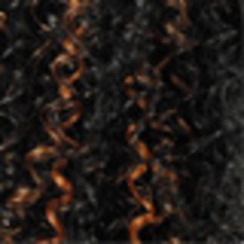 Especially Yours Wig Shoulder-Length Layers Natural Spiral Curls with Full, Bouncy Volume, Comfy Stretch Band/Runway Shades of Black Headband Kinky Cu