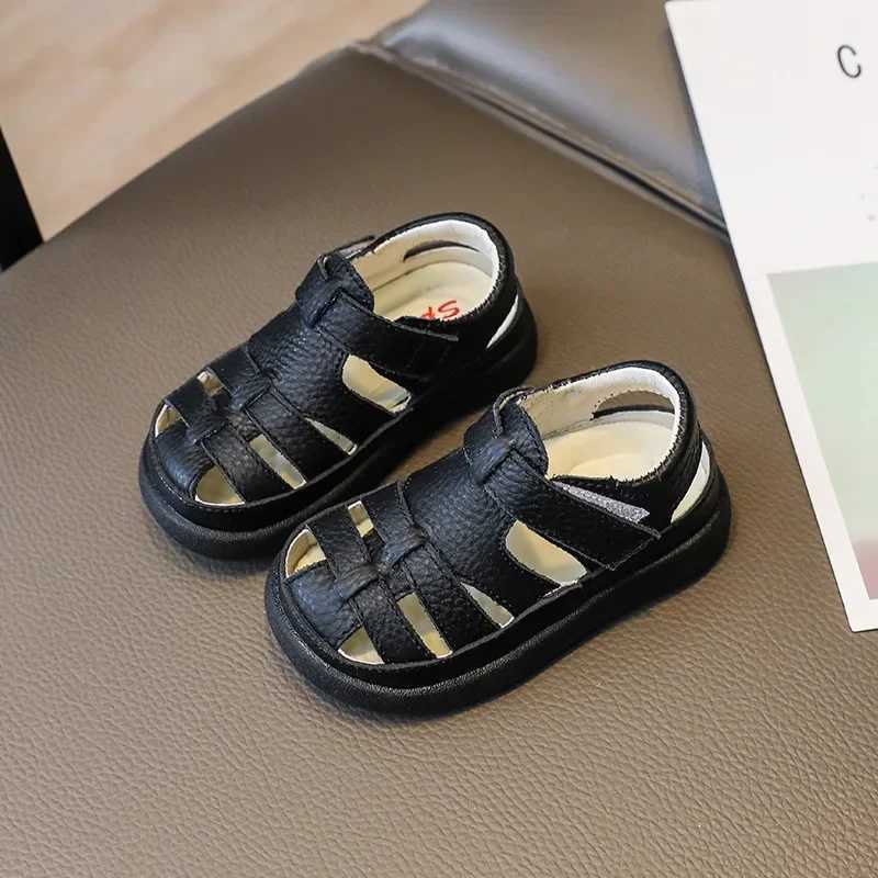 Baby boys sandals girls casual shoes summer baby and toddler shoes anti slip leather sports beach sandals Z250410