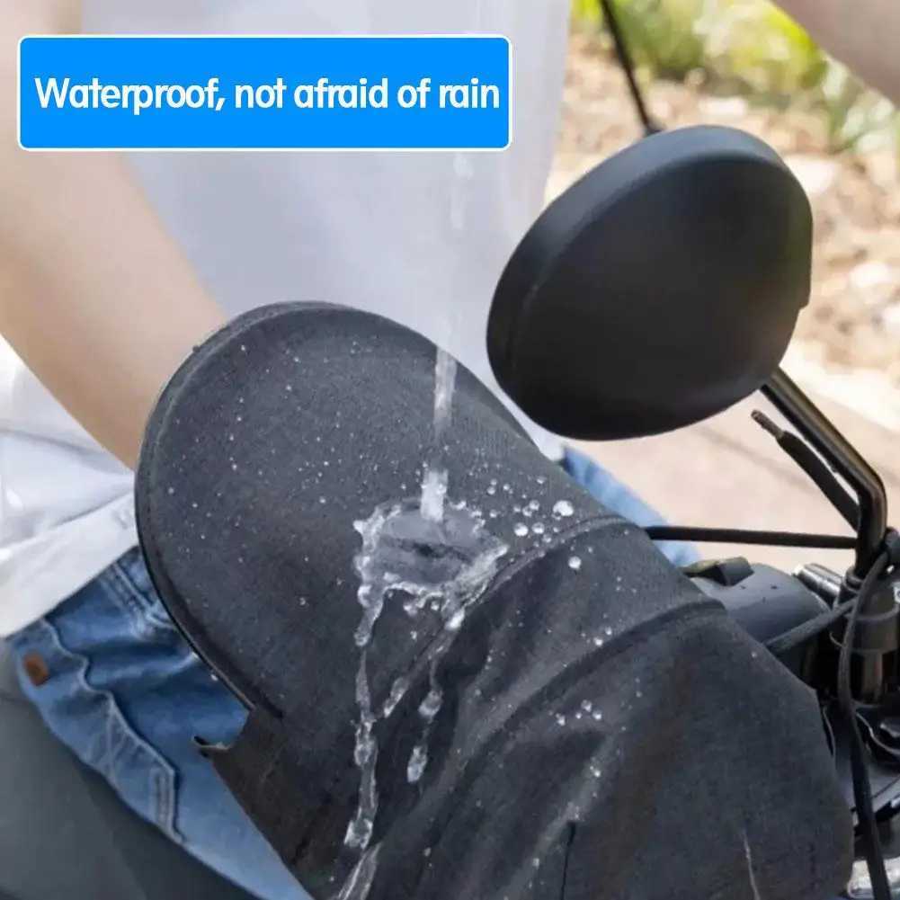 Motorcycle Handlebar Gloves Waterproof Sun Protection Gloves Hand Shield Motorcycle Handlebar Muffs Bike Handle Cover S25118