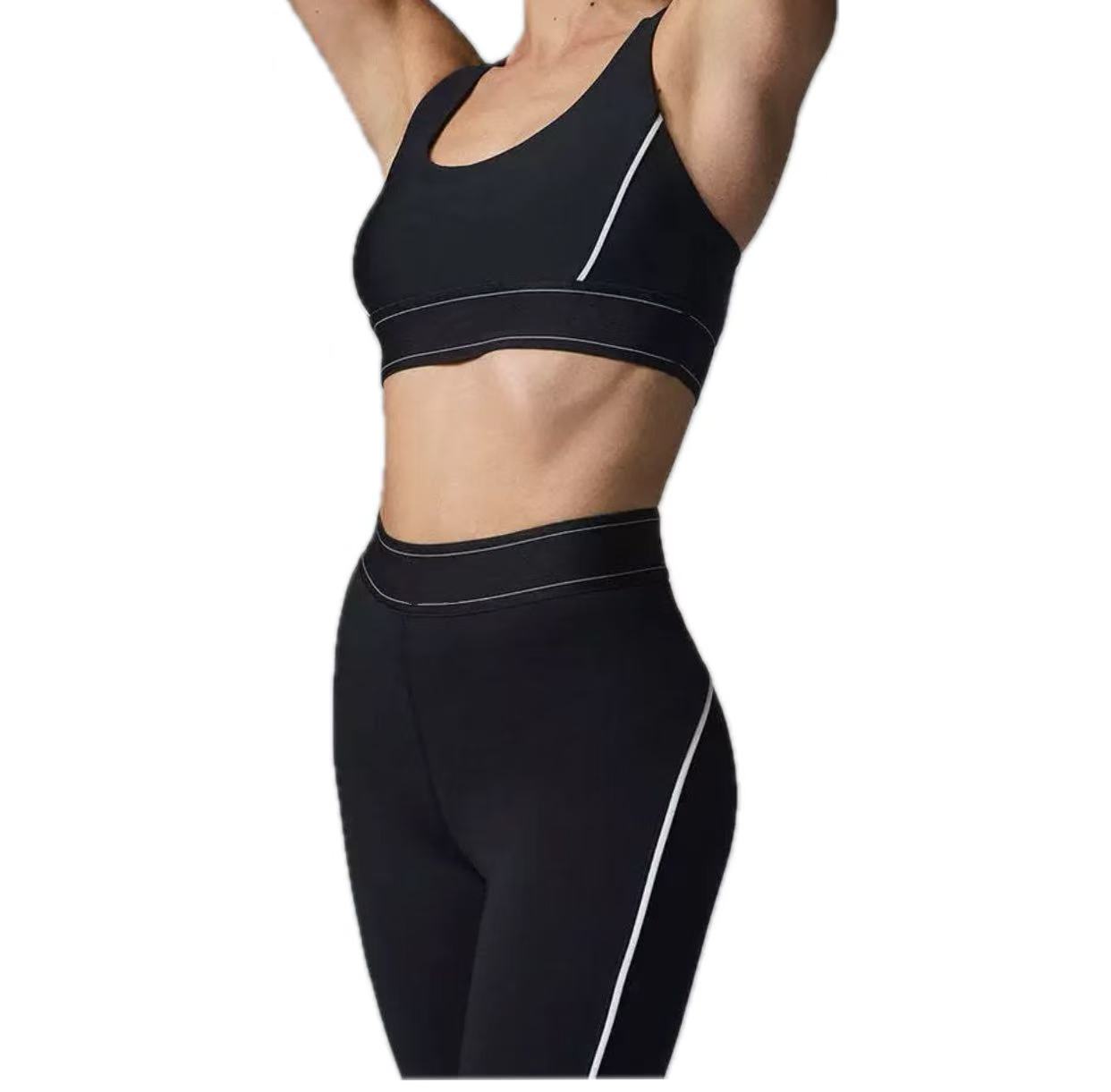 New Yoga Set Summer Product Casual Short Sports Tank Top Luxury Women Vest And Shorts Drawstring Shorts Fitness ui-Fre Shipping gym set