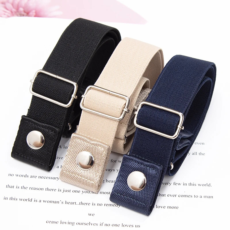 Bucklefree Elastic Invisible Belt for Women Plus Size High Quality Without Buckle Jeans Easy Belts Men No Hassle ener 251031