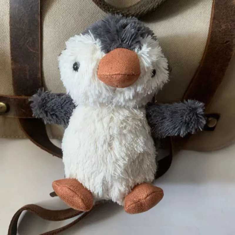New Jelly Cat Peanut Penguin Bag Decorative Plush Toy Gift Keychain Cute Doll Pendant Cute Penguin Doll Holiday Birthday Gift W250411