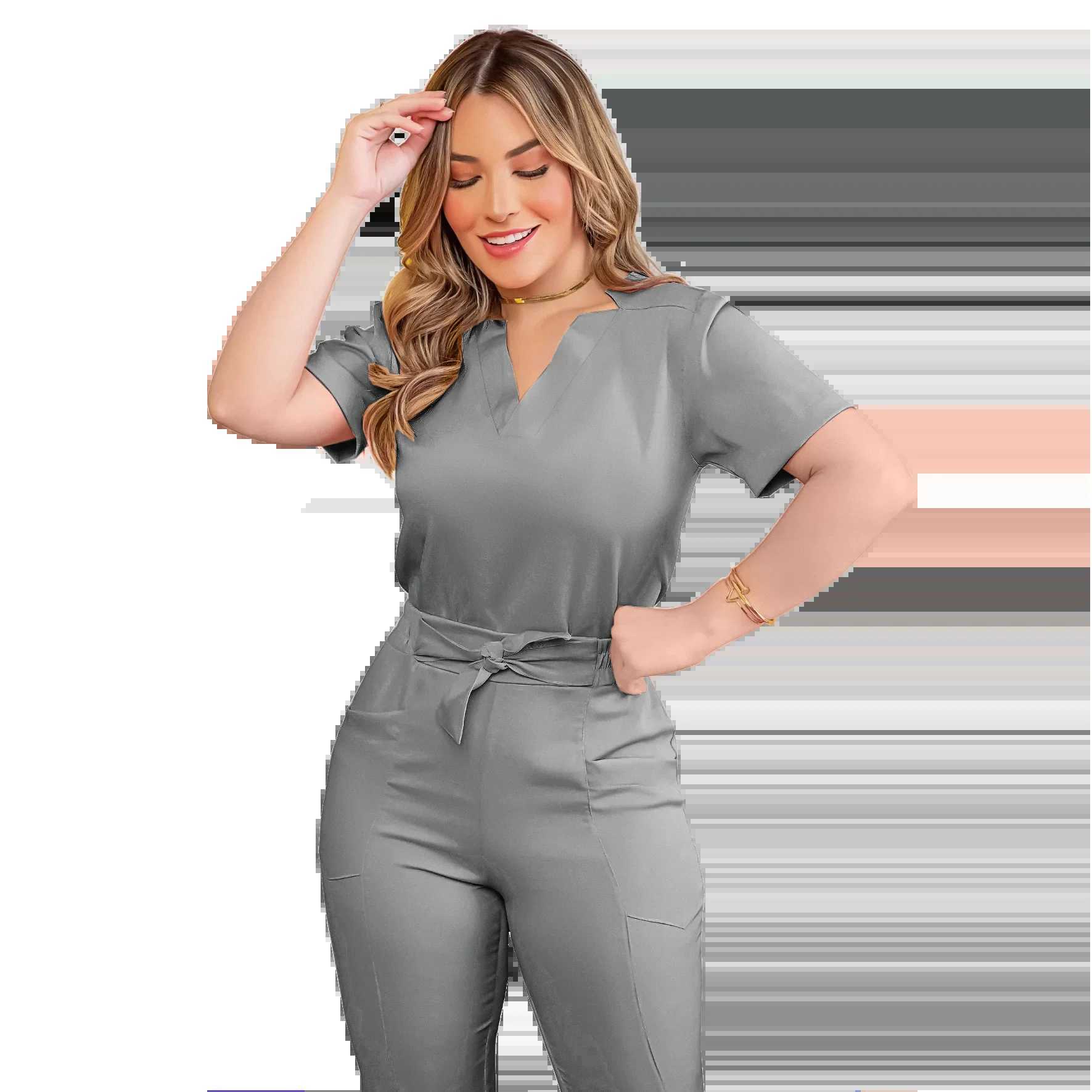 Home>Products>Breathable Hospital Uniforms>Womens Leisure Medical Scrub X2504101