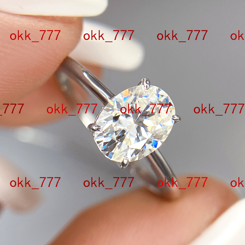 FOXI Vintage Oval Diamond Engagement Ring Unique 925 Sterling Silver Moissanite Wedding Ring Cluster Promise Ring for Women