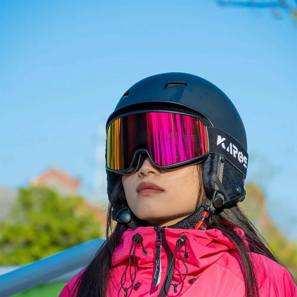 KAROS Ski Goggles Double Layers Anti-fog Big Skiing Mask Snowboard Eyewear Outdoor Men Women UV400 Winter Glasses Snow Goggles K251110