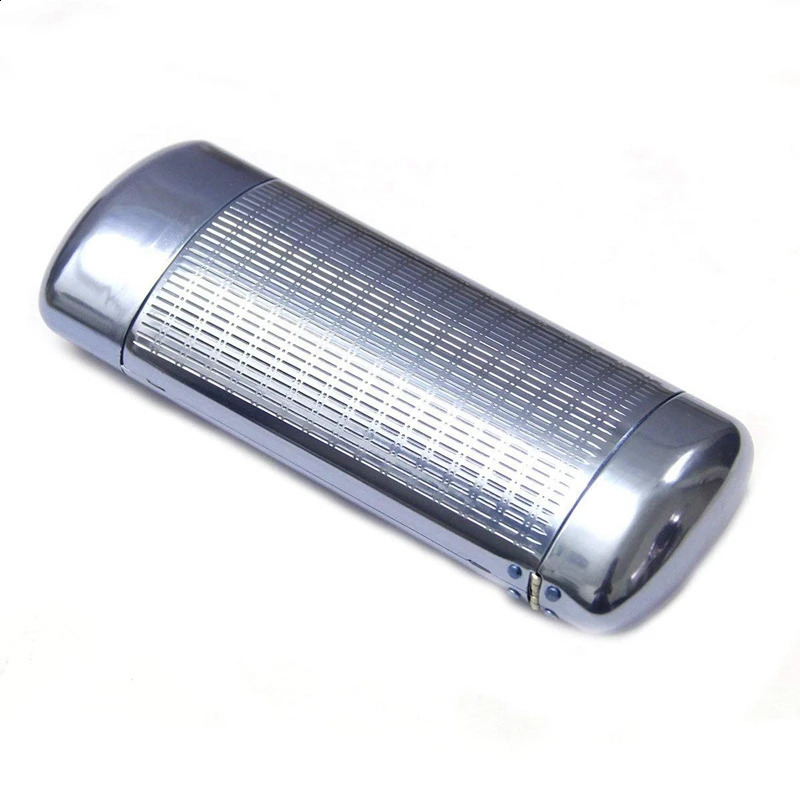2-piece glasses case aluminum hard shell glasses case striped glasses case 160X73x42mm and 151X56x32mm 250409