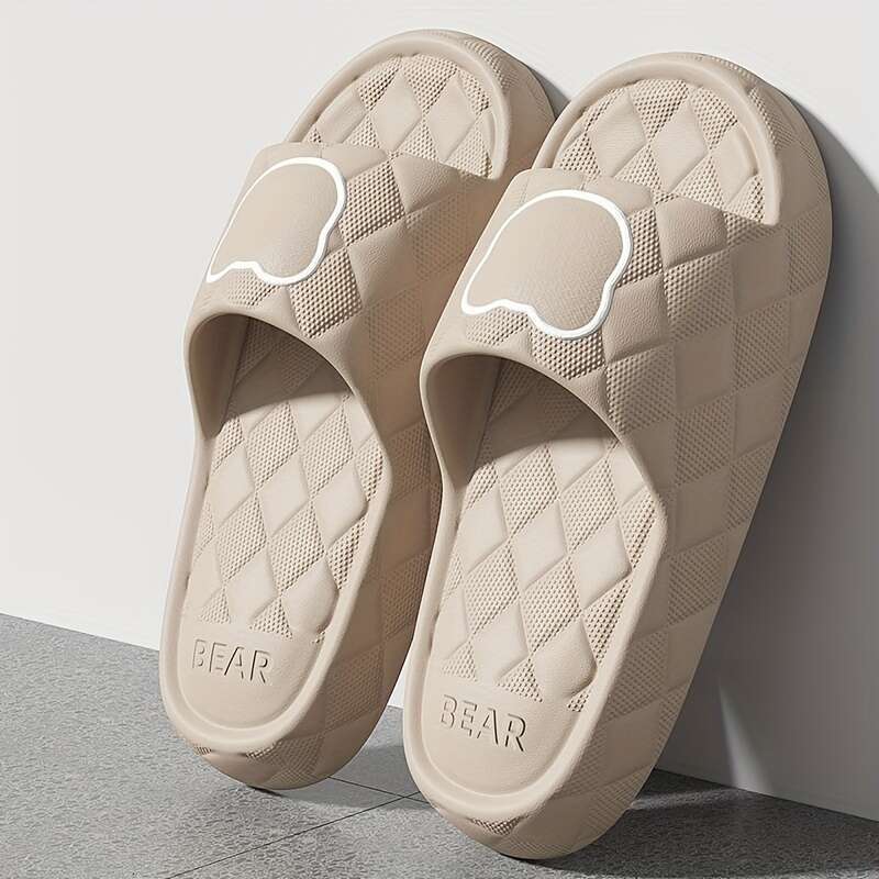 Men's slipper designer sandals Summer Slides Soft Sandals Fashion Home Bear Cartoon Flip Woman Man Bathroom Shoes