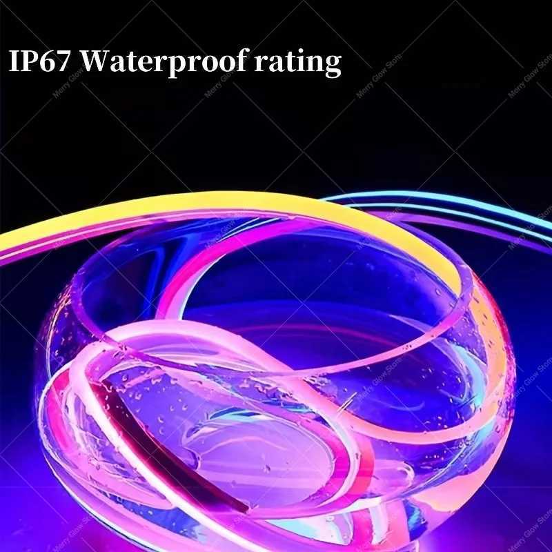 Christmas Smart Neon Rope Lights USB RGB LED Strip Lights APP Remote Control Color Changing DIY Flexible Music Sync for Gaming Room Decor Y251111