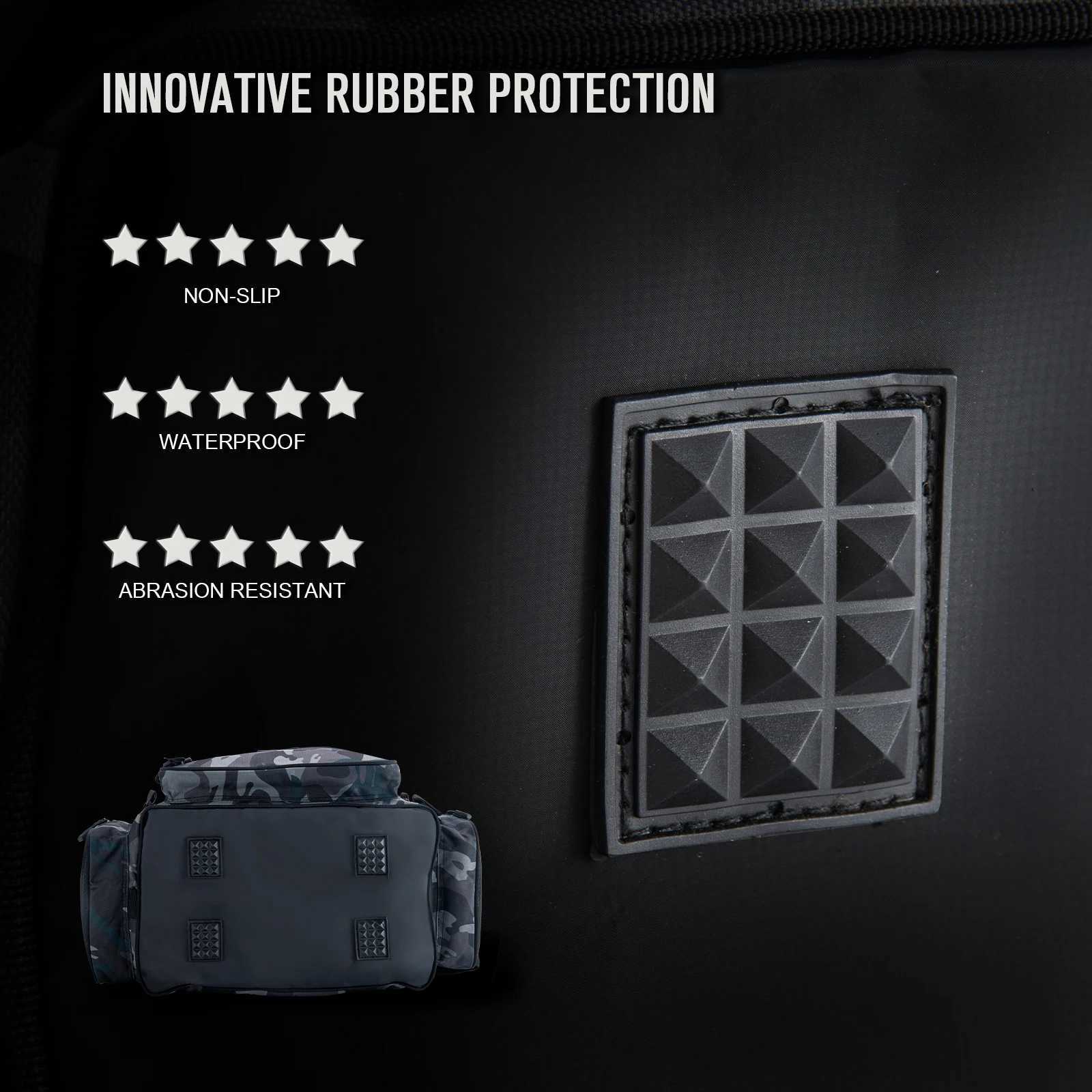 Goture Lure Bag Multifunctional Waist Shoulder Bag Crossbody Waterproof And Wear-resistant Fishing Tackle Accessory Bag Z250411