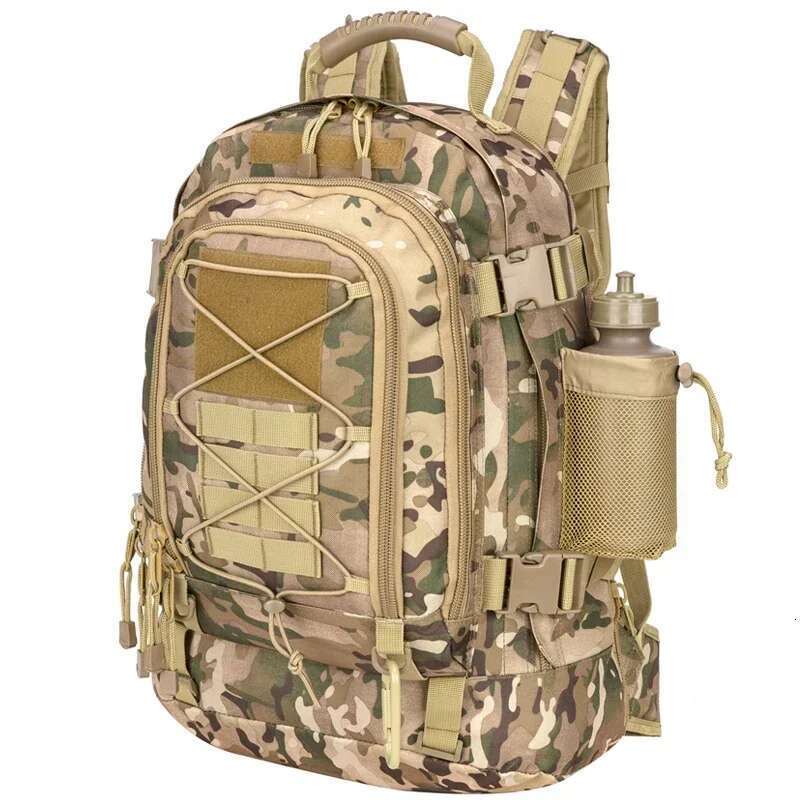 Tactical Backpack Men 60L Molle Assault Rucksack Heavy Duty Waterproof Large Capacity Bug Out Bag for Hiking Camping Hunting
