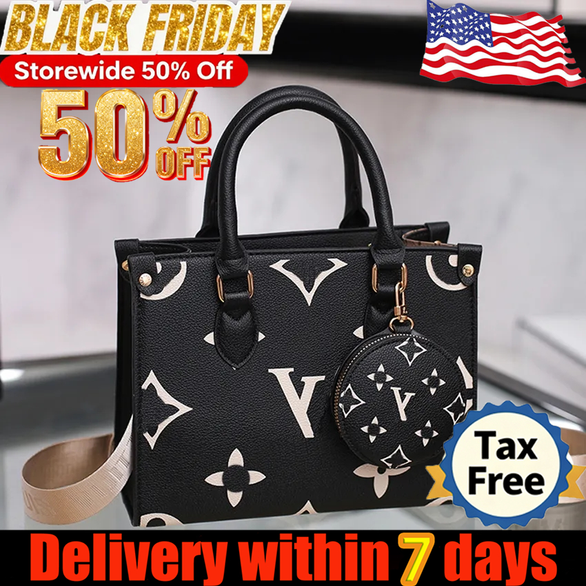 Designer Bag Tote Bag Luxury Bag Classic Old Flower Full Print Jungle Bag Embossed Grained Cowhide Shopping Bag Ladies Handbag Wallet Shoulder Bag Postman's bag