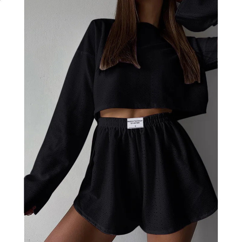 Womens fashion ultra-thin pajama set two-piece pajama casual pajama solid pajama womens pajama 250411