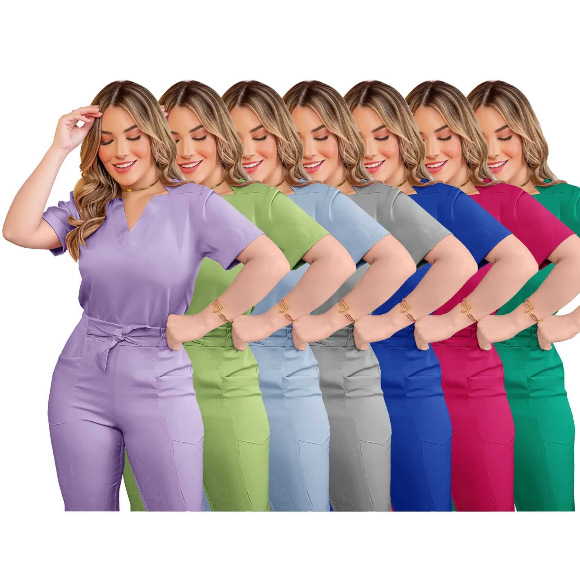 Home>Products>Breathable Hospital Uniforms>Womens Leisure Medical Scrub X250410