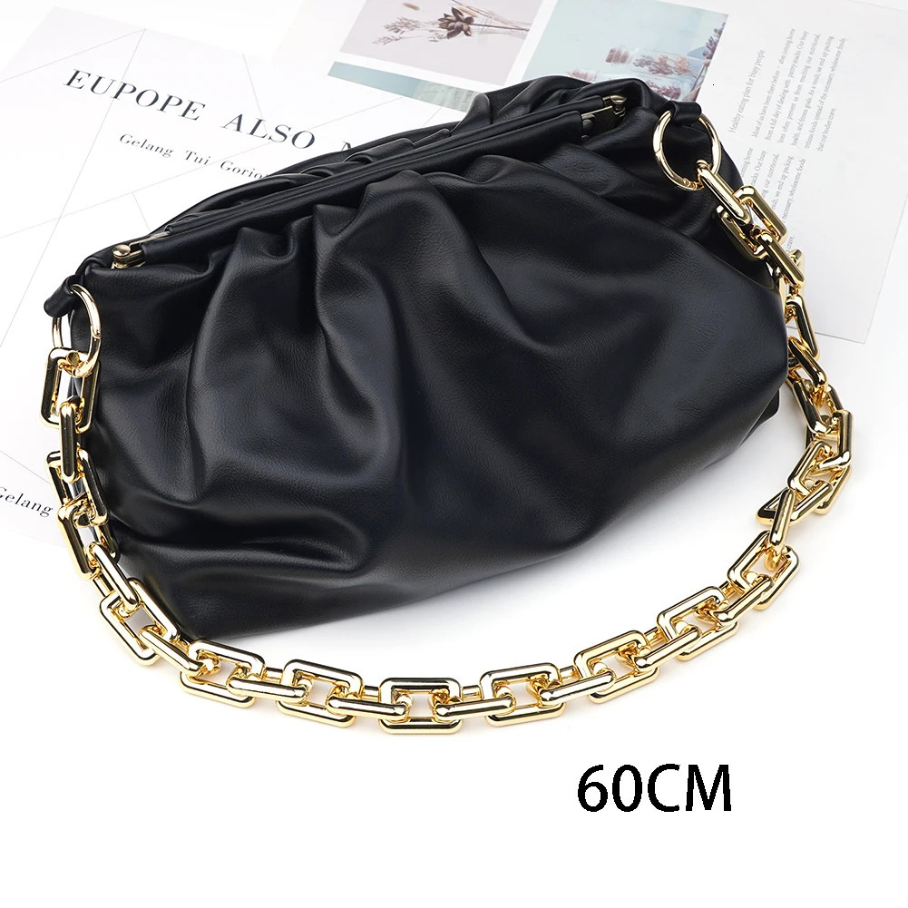 40/60cm Golden Acrylic Purse Chain Strap Handbag Handles Diy Purse Replacement Chain For Shoulder Bag Strap Bag Accessories 251110