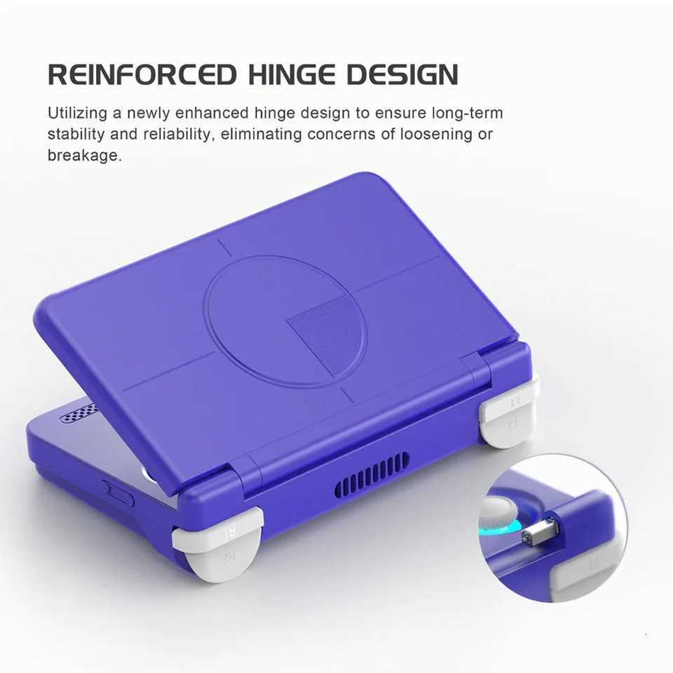 Retroid Pocket Flip 2 Handheld Game Console 55Inch AMOLED Screen SD865 RP Flip2 8GB 128GB Android System 5000mAh Wifi6M251111