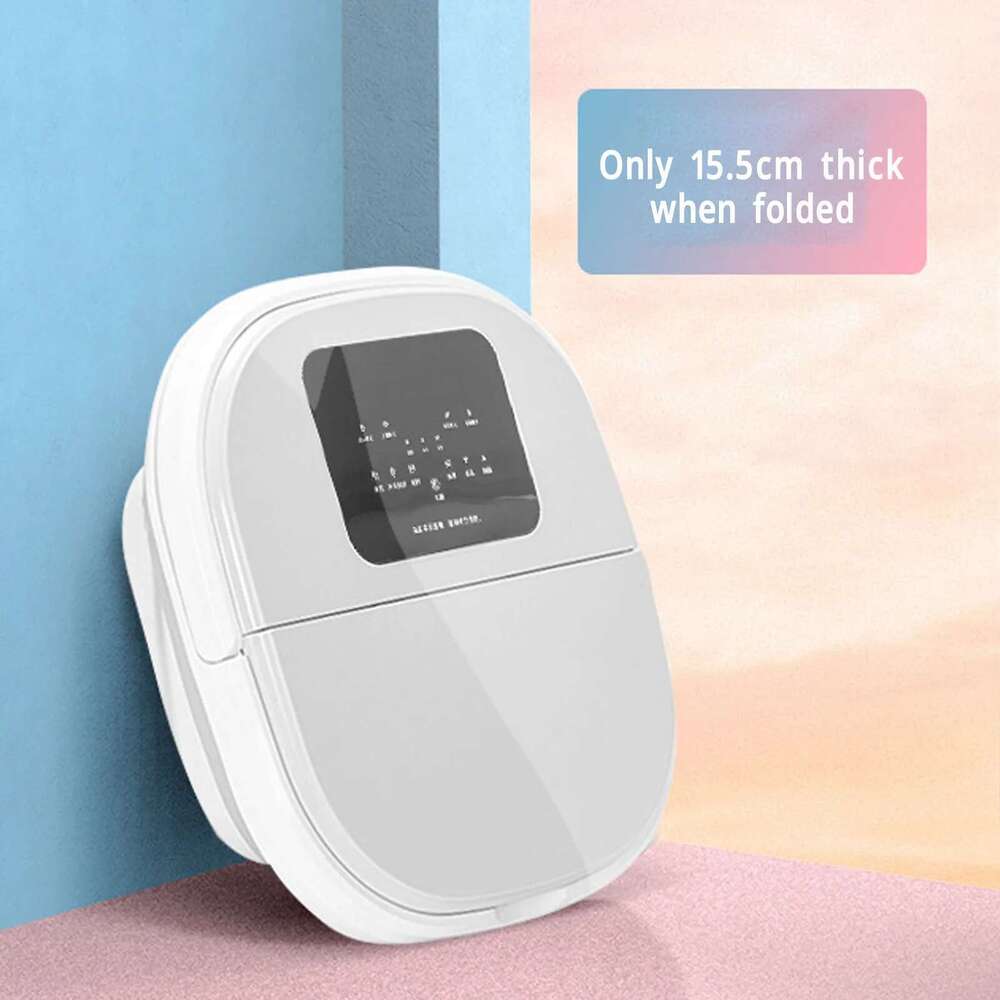 Soak Tub Smart Foldable 420W 8L Large Capacity Heating Foot Massager Spa Soaker with 8 Set Rollers