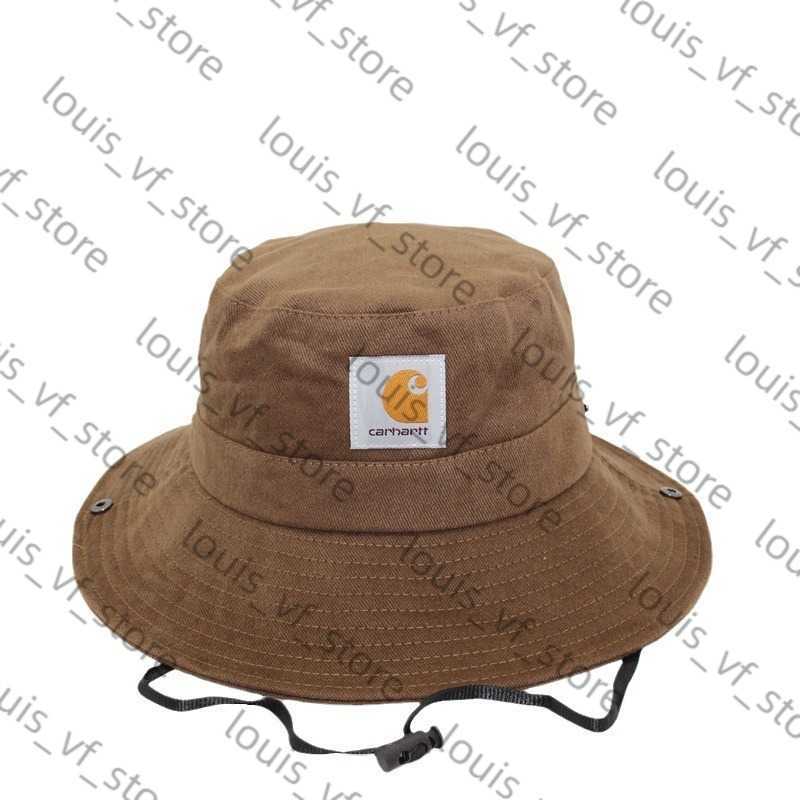 Washed and Ground Cotton Cloth Solid Color Big Brimmed Fisherman Hat Windproof Outdoor Mens Womens Hats Trendy Sun H250411