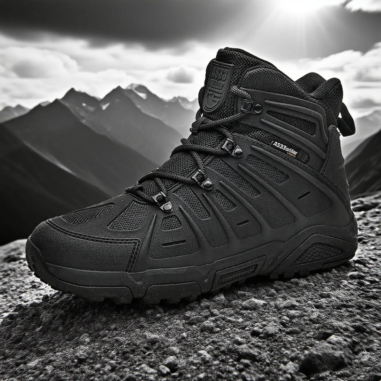 Upgrade tactical combat training boots for men outdoor camping anti-wear quick response hiking shoes fishing hunting sneakers f 251110