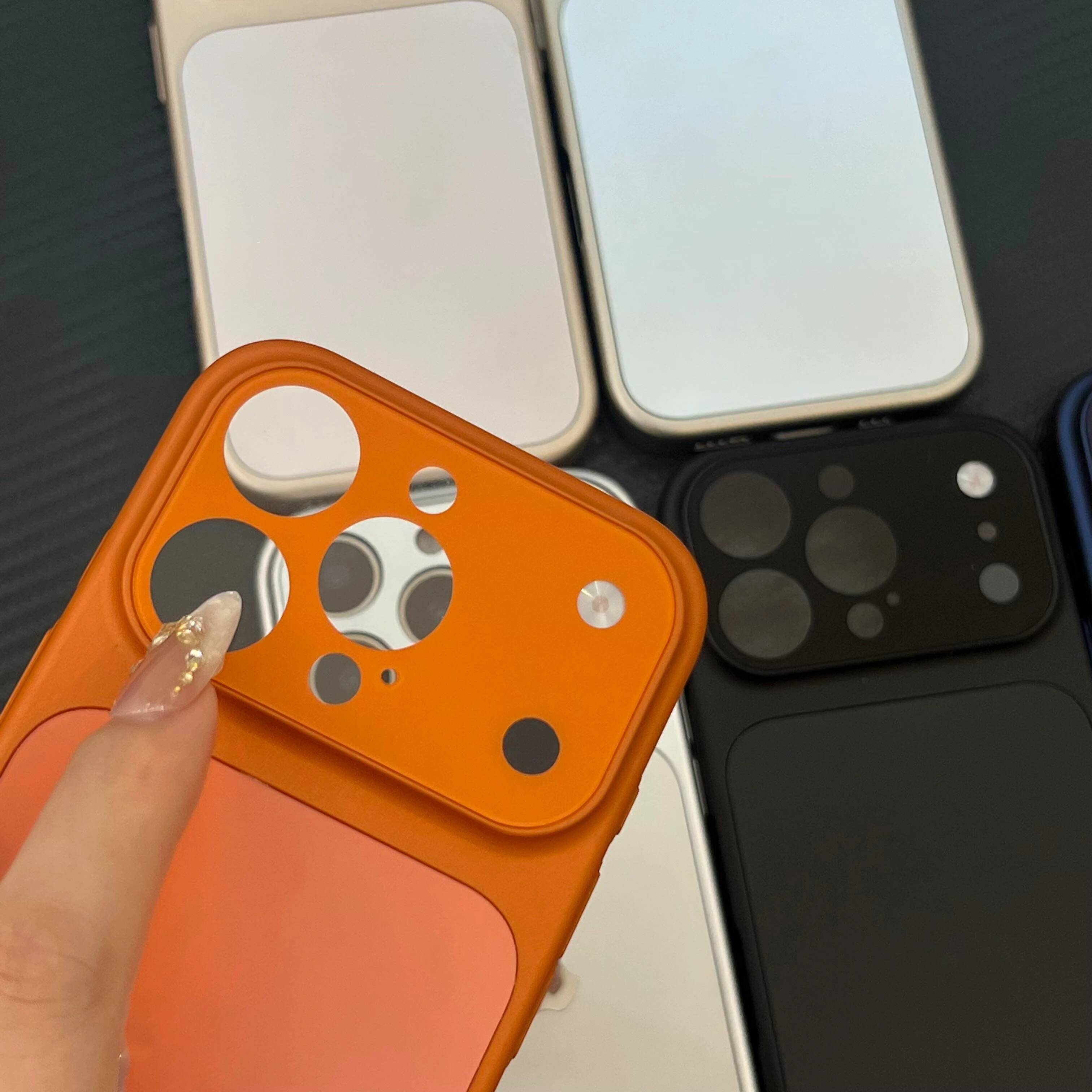 Original Color Camera Protection AG Nano Matte Phone Case for Apple iPhone 17 Air 16 15 14 13 Pro Max Shockproof Hard Cover