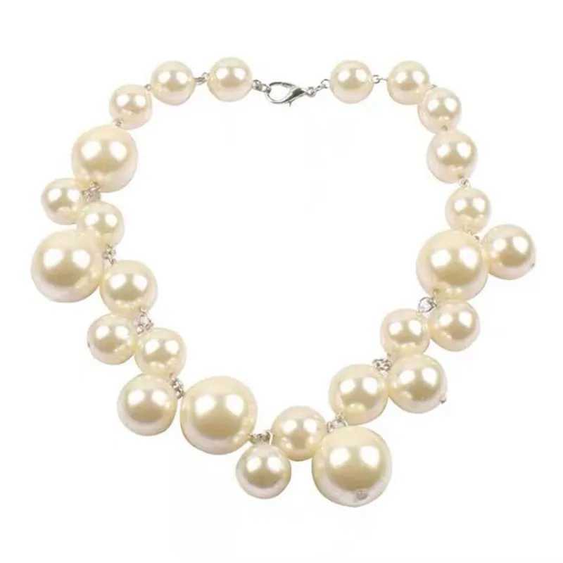 YANGLIUJIA Pearl Necklace European And American Style Personality Fashion Necklace Ms Girl Travel Wedding Accessories 2023C250411