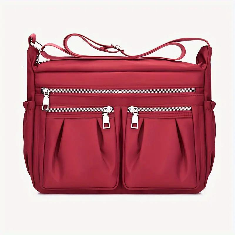 FL- Womens Shoulder Bags Nylon Crossbody Purse Bags Waterproof Messenger Purses and Handbags