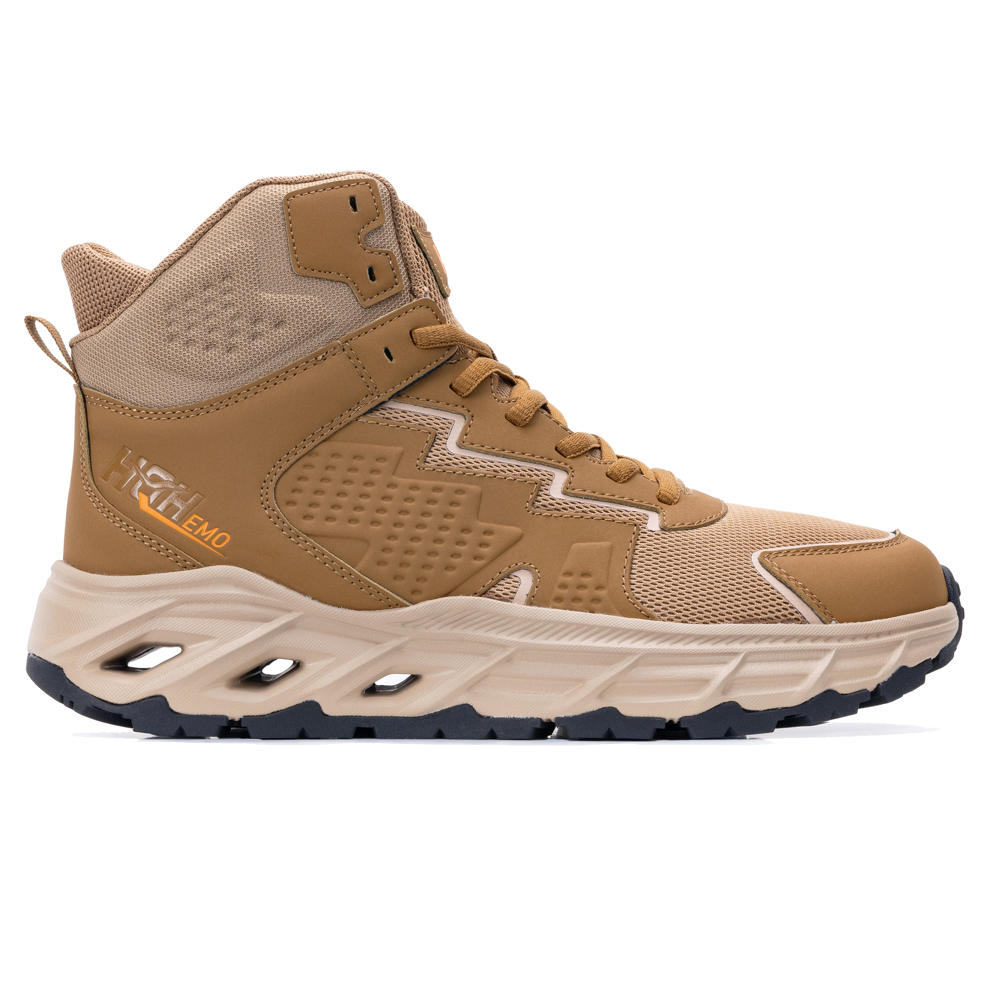 Designer Shoes Men's Hiking Shoes Running Shoes Athletic High Top Sneakers Outdoor Three Holes Sneakers Fashion Breathable Non Slip Walking Footw