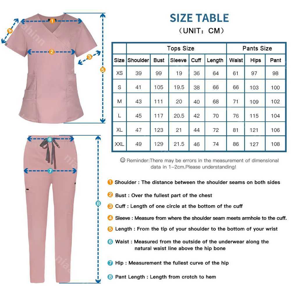 Multicolor Solid Color Pharmacist Work Clothes Beautician Lab Workwear Nursing Uniforms Pet Clinic Veterinary Uniforms X2505281
