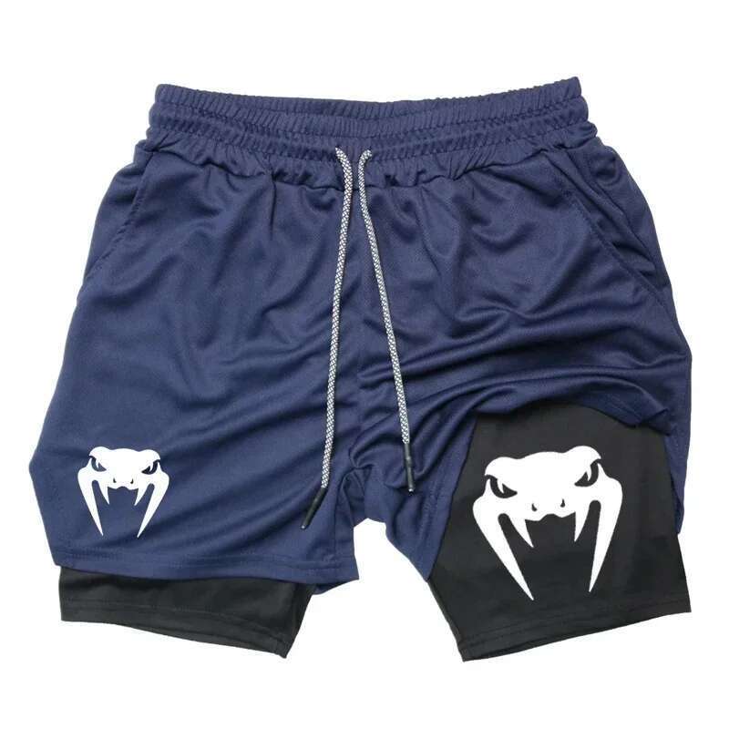 Tight shorts men's summer gym carnival running training sports mesh breathable shorts