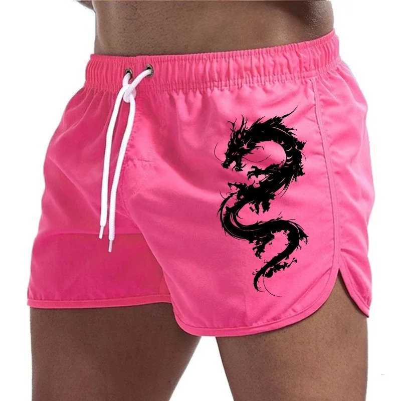Mens Beach Shorts 2025 Summer Trunk Swimming Gym Shorts Fast Drying Swimming Mens Surfing Leisure Comfortable Running ShortsW250410