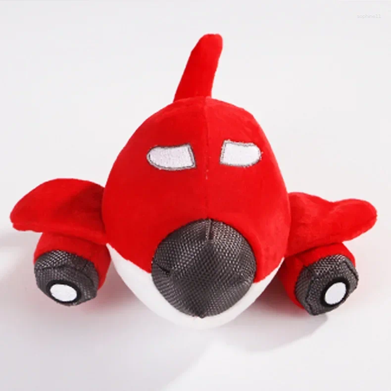 Update Pet Airplane Shaped Grinding Teet Bite Resistant Sound Gnawing Supplies