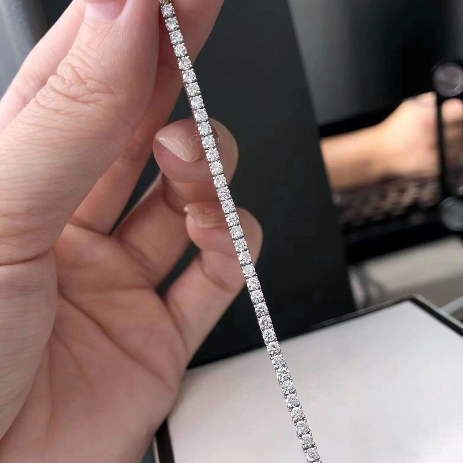 Custom Wholesale Classic 18K Gold 925 Sterling Silver Bracelet Pulseras Lab Grown Diamonds CVD Fine Jewelry GIA Certified