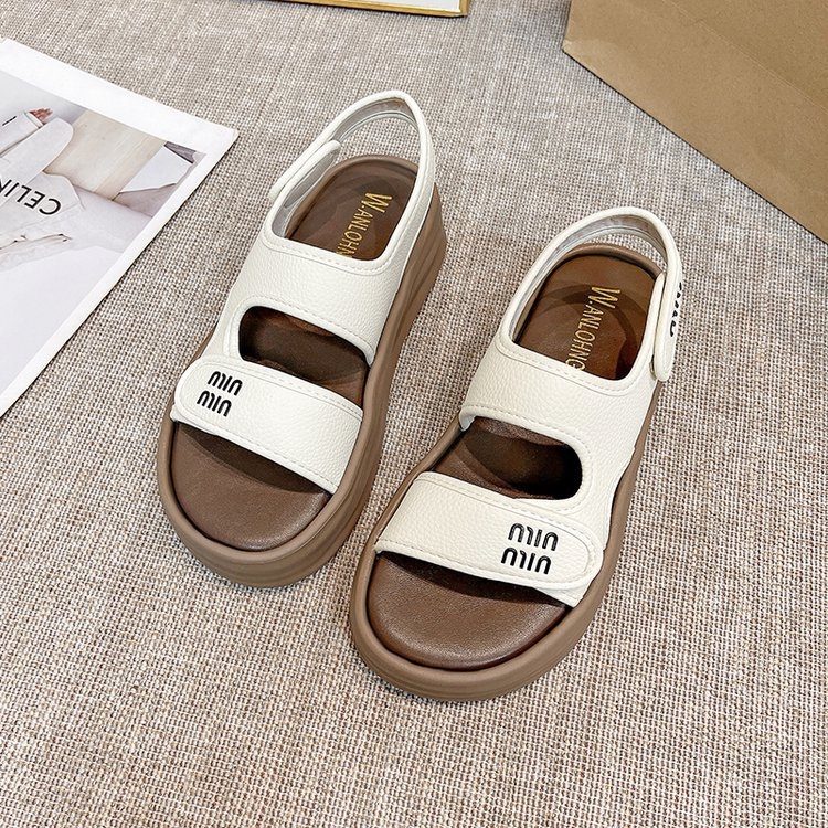 free shipping designer sandals for womens 2025 New Flat bottomed Sports Fashion Casual Non slip Beach Sandals Size 35-40 for daily wear