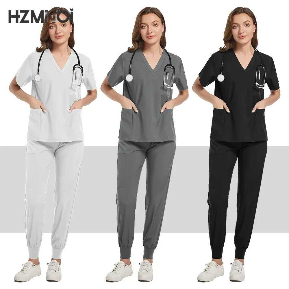 Healthcare Pharmacy Workwear Dental Scrub Doctor Nurse Hospital Accessories Breathable Operating Room Surgical Gowns Scrub Women X250410