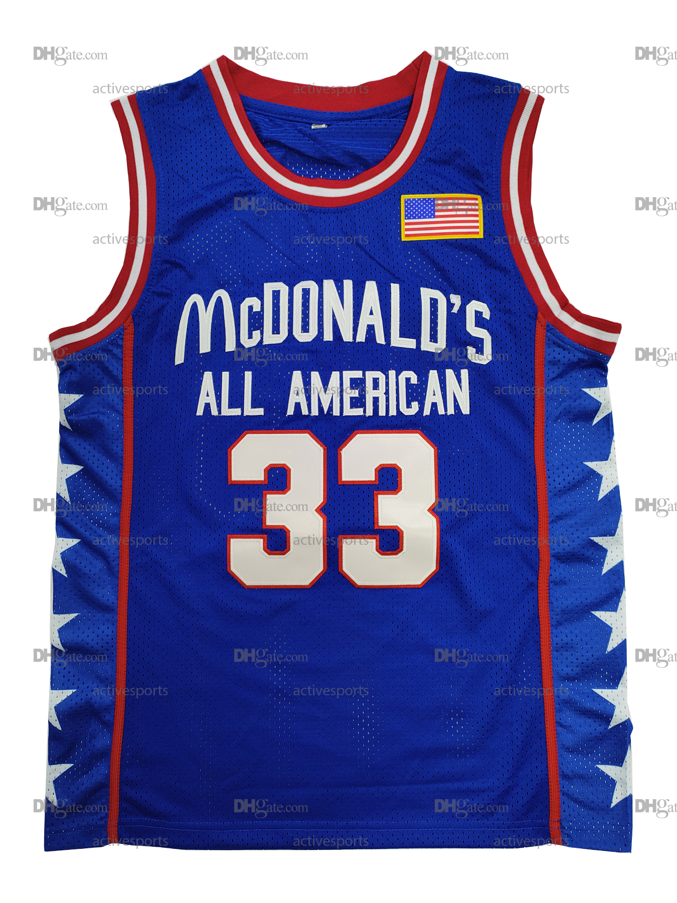 IN STOCK Mens 33 Bryant High School Basketball Jersey Stitched Name Number