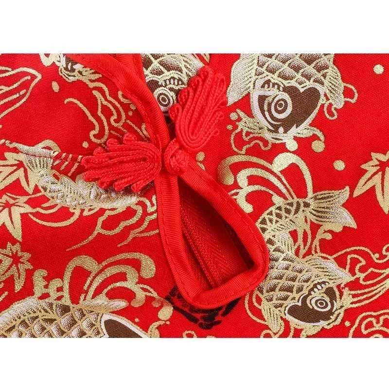 Leisure Summer Red Girl Dress Cheongsam Fashion Baby Net Princess Girl Dress Childrens Clothing Vest Performance Childrens CheongsamXJ250410