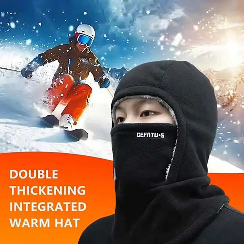 Outdoor Riding Face Mask Covers Winter Warm Mask Thickned Windproof Pullover Hats Convenient Outdoor Cycling Face Scarf S251110